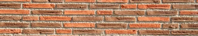 A red brick wall